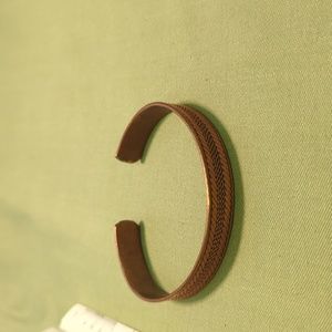 Vintage copper cuff bracelet